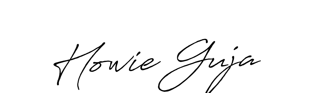 Check out images of Autograph of Howie Guja name. Actor Howie Guja Signature Style. Antro_Vectra_Bolder is a professional sign style online. Howie Guja signature style 7 images and pictures png