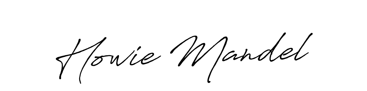 Howie Mandel stylish signature style. Best Handwritten Sign (Antro_Vectra_Bolder) for my name. Handwritten Signature Collection Ideas for my name Howie Mandel. Howie Mandel signature style 7 images and pictures png