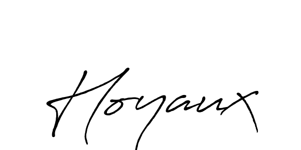 How to make Hoyaux name signature. Use Antro_Vectra_Bolder style for creating short signs online. This is the latest handwritten sign. Hoyaux signature style 7 images and pictures png