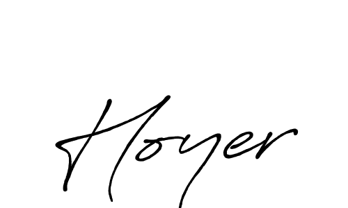 Make a beautiful signature design for name Hoyer. Use this online signature maker to create a handwritten signature for free. Hoyer signature style 7 images and pictures png