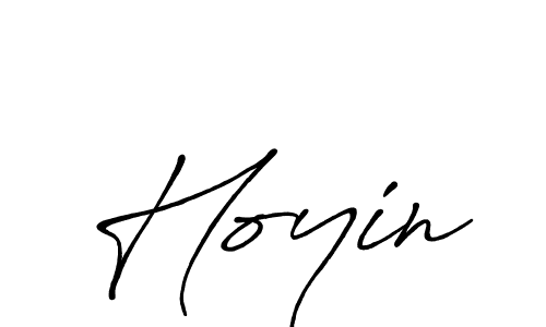 How to make Hoyin name signature. Use Antro_Vectra_Bolder style for creating short signs online. This is the latest handwritten sign. Hoyin signature style 7 images and pictures png