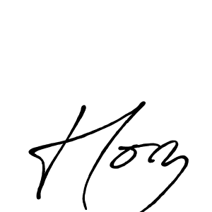 Once you've used our free online signature maker to create your best signature Antro_Vectra_Bolder style, it's time to enjoy all of the benefits that Hoz name signing documents. Hoz signature style 7 images and pictures png