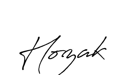 It looks lik you need a new signature style for name Hozak. Design unique handwritten (Antro_Vectra_Bolder) signature with our free signature maker in just a few clicks. Hozak signature style 7 images and pictures png