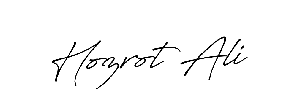 Make a beautiful signature design for name Hozrot Ali. With this signature (Antro_Vectra_Bolder) style, you can create a handwritten signature for free. Hozrot Ali signature style 7 images and pictures png