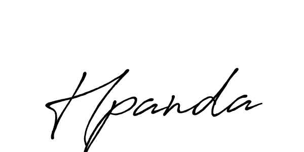 Hpanda stylish signature style. Best Handwritten Sign (Antro_Vectra_Bolder) for my name. Handwritten Signature Collection Ideas for my name Hpanda. Hpanda signature style 7 images and pictures png