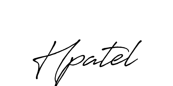 It looks lik you need a new signature style for name Hpatel. Design unique handwritten (Antro_Vectra_Bolder) signature with our free signature maker in just a few clicks. Hpatel signature style 7 images and pictures png