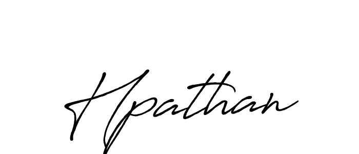 How to make Hpathan signature? Antro_Vectra_Bolder is a professional autograph style. Create handwritten signature for Hpathan name. Hpathan signature style 7 images and pictures png