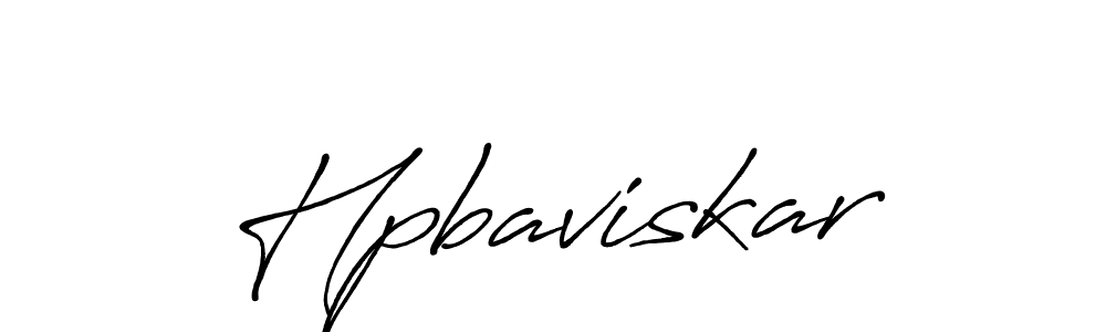 Design your own signature with our free online signature maker. With this signature software, you can create a handwritten (Antro_Vectra_Bolder) signature for name Hpbaviskar. Hpbaviskar signature style 7 images and pictures png
