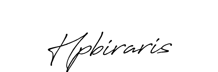 How to make Hpbiraris signature? Antro_Vectra_Bolder is a professional autograph style. Create handwritten signature for Hpbiraris name. Hpbiraris signature style 7 images and pictures png