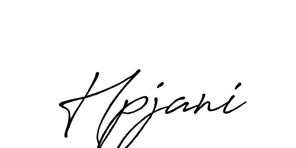 Best and Professional Signature Style for Hpjani. Antro_Vectra_Bolder Best Signature Style Collection. Hpjani signature style 7 images and pictures png