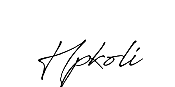 Once you've used our free online signature maker to create your best signature Antro_Vectra_Bolder style, it's time to enjoy all of the benefits that Hpkoli name signing documents. Hpkoli signature style 7 images and pictures png