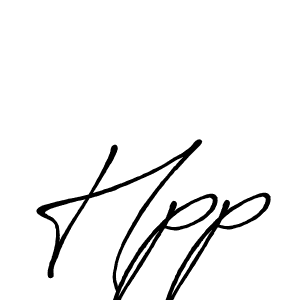 Also we have Hpp name is the best signature style. Create professional handwritten signature collection using Antro_Vectra_Bolder autograph style. Hpp signature style 7 images and pictures png