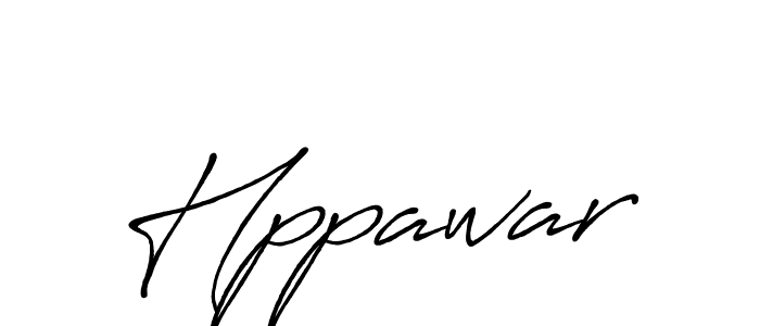 How to make Hppawar signature? Antro_Vectra_Bolder is a professional autograph style. Create handwritten signature for Hppawar name. Hppawar signature style 7 images and pictures png