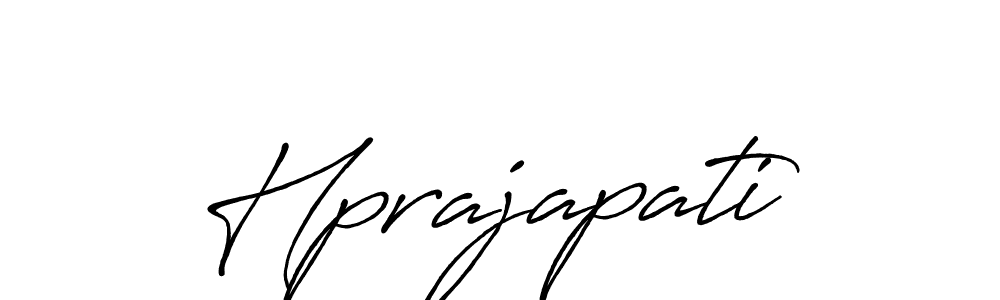 Design your own signature with our free online signature maker. With this signature software, you can create a handwritten (Antro_Vectra_Bolder) signature for name Hprajapati. Hprajapati signature style 7 images and pictures png