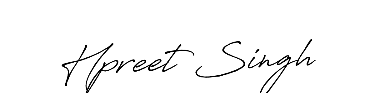 It looks lik you need a new signature style for name Hpreet Singh. Design unique handwritten (Antro_Vectra_Bolder) signature with our free signature maker in just a few clicks. Hpreet Singh signature style 7 images and pictures png
