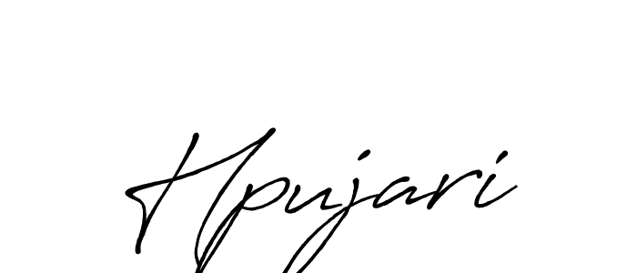 Make a beautiful signature design for name Hpujari. Use this online signature maker to create a handwritten signature for free. Hpujari signature style 7 images and pictures png