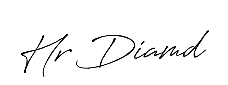 Also You can easily find your signature by using the search form. We will create Hr Diamd name handwritten signature images for you free of cost using Antro_Vectra_Bolder sign style. Hr Diamd signature style 7 images and pictures png