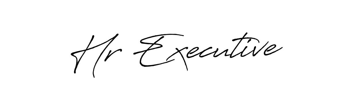 Similarly Antro_Vectra_Bolder is the best handwritten signature design. Signature creator online .You can use it as an online autograph creator for name Hr Executive. Hr Executive signature style 7 images and pictures png