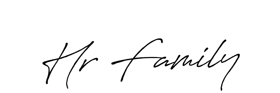 The best way (Antro_Vectra_Bolder) to make a short signature is to pick only two or three words in your name. The name Hr Family include a total of six letters. For converting this name. Hr Family signature style 7 images and pictures png