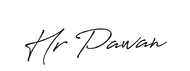 Also we have Hr Pawan name is the best signature style. Create professional handwritten signature collection using Antro_Vectra_Bolder autograph style. Hr Pawan signature style 7 images and pictures png