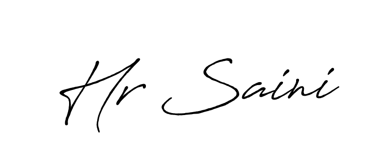 Once you've used our free online signature maker to create your best signature Antro_Vectra_Bolder style, it's time to enjoy all of the benefits that Hr Saini name signing documents. Hr Saini signature style 7 images and pictures png