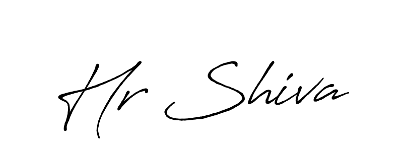 Similarly Antro_Vectra_Bolder is the best handwritten signature design. Signature creator online .You can use it as an online autograph creator for name Hr Shiva. Hr Shiva signature style 7 images and pictures png