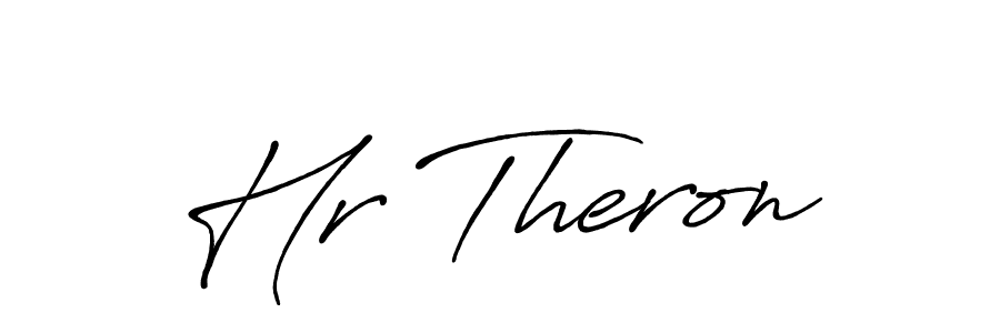 Also we have Hr Theron name is the best signature style. Create professional handwritten signature collection using Antro_Vectra_Bolder autograph style. Hr Theron signature style 7 images and pictures png