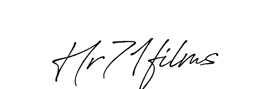 This is the best signature style for the Hr71films name. Also you like these signature font (Antro_Vectra_Bolder). Mix name signature. Hr71films signature style 7 images and pictures png