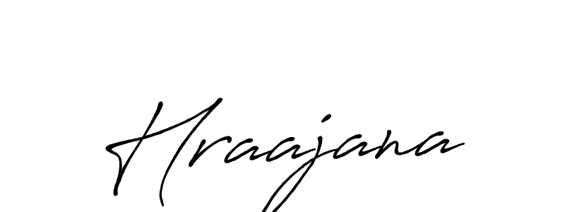 Hraajana stylish signature style. Best Handwritten Sign (Antro_Vectra_Bolder) for my name. Handwritten Signature Collection Ideas for my name Hraajana. Hraajana signature style 7 images and pictures png