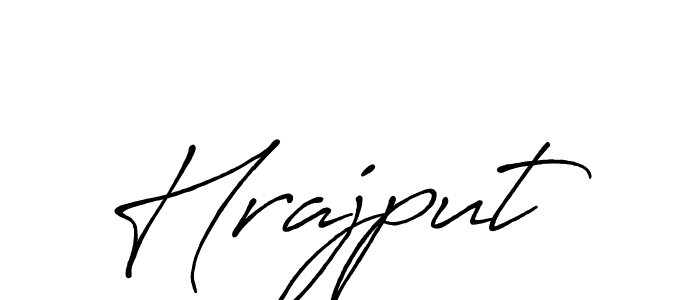 You should practise on your own different ways (Antro_Vectra_Bolder) to write your name (Hrajput) in signature. don't let someone else do it for you. Hrajput signature style 7 images and pictures png
