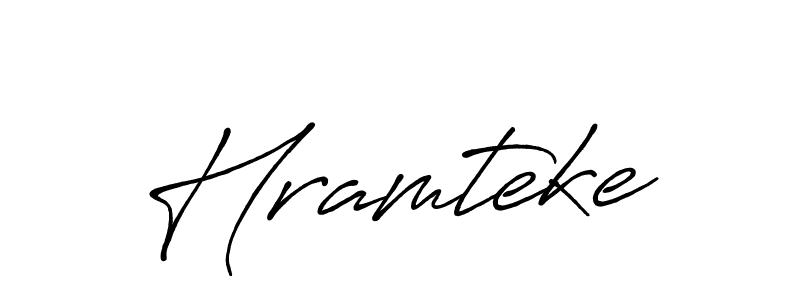 How to make Hramteke signature? Antro_Vectra_Bolder is a professional autograph style. Create handwritten signature for Hramteke name. Hramteke signature style 7 images and pictures png