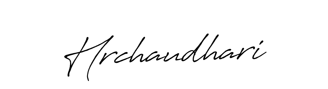 This is the best signature style for the Hrchaudhari name. Also you like these signature font (Antro_Vectra_Bolder). Mix name signature. Hrchaudhari signature style 7 images and pictures png