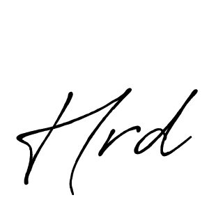 Design your own signature with our free online signature maker. With this signature software, you can create a handwritten (Antro_Vectra_Bolder) signature for name Hrd. Hrd signature style 7 images and pictures png