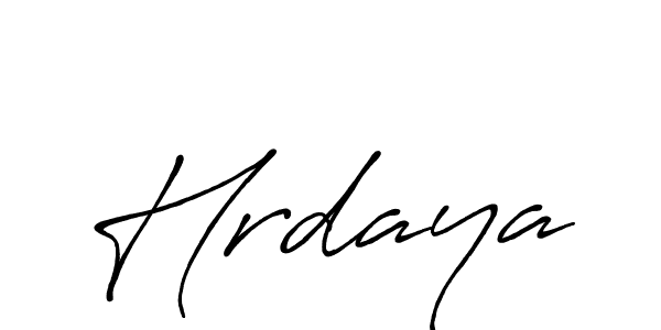 How to make Hrdaya signature? Antro_Vectra_Bolder is a professional autograph style. Create handwritten signature for Hrdaya name. Hrdaya signature style 7 images and pictures png