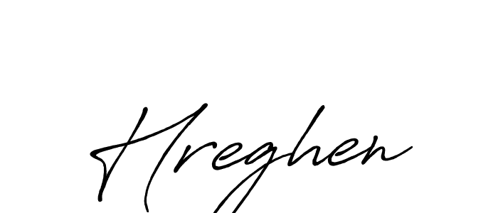How to make Hreghen name signature. Use Antro_Vectra_Bolder style for creating short signs online. This is the latest handwritten sign. Hreghen signature style 7 images and pictures png