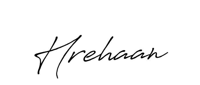 Make a beautiful signature design for name Hrehaan. With this signature (Antro_Vectra_Bolder) style, you can create a handwritten signature for free. Hrehaan signature style 7 images and pictures png