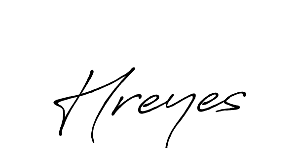 Also You can easily find your signature by using the search form. We will create Hreyes name handwritten signature images for you free of cost using Antro_Vectra_Bolder sign style. Hreyes signature style 7 images and pictures png
