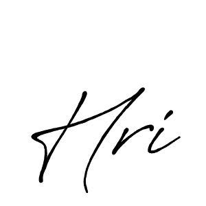 Make a beautiful signature design for name Hri. With this signature (Antro_Vectra_Bolder) style, you can create a handwritten signature for free. Hri signature style 7 images and pictures png