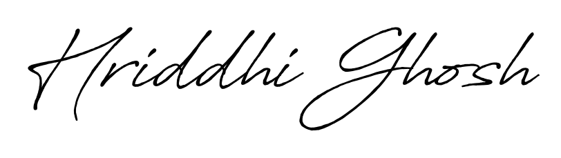 A modern signature idea for name Hriddhi Ghosh using Antro_Vectra_Bolder font. Clean strokes and elegant curves make it stand out instantly. Hriddhi Ghosh signature style 7 images and pictures png