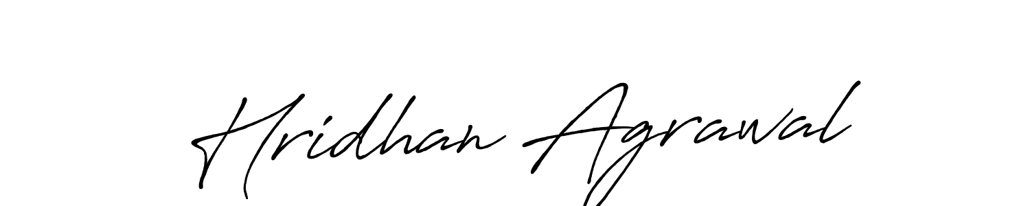 Make a beautiful signature design for name Hridhan Agrawal. Use this online signature maker to create a handwritten signature for free. Hridhan Agrawal signature style 7 images and pictures png