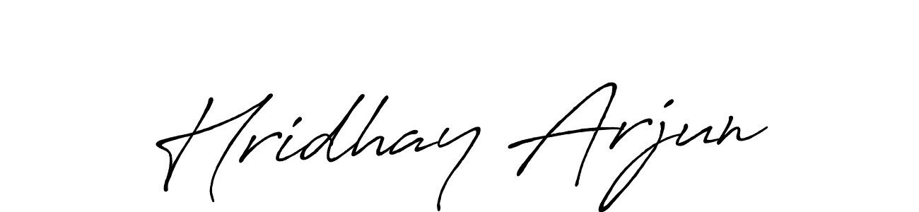 How to Draw Hridhay Arjun signature style? Antro_Vectra_Bolder is a latest design signature styles for name Hridhay Arjun. Hridhay Arjun signature style 7 images and pictures png