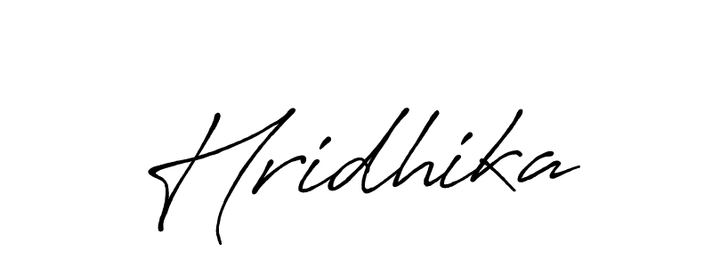 Antro_Vectra_Bolder is a professional signature style that is perfect for those who want to add a touch of class to their signature. It is also a great choice for those who want to make their signature more unique. Get Hridhika name to fancy signature for free. Hridhika signature style 7 images and pictures png