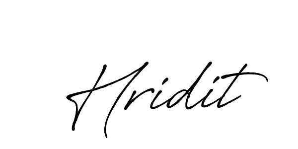 Also we have Hridit name is the best signature style. Create professional handwritten signature collection using Antro_Vectra_Bolder autograph style. Hridit signature style 7 images and pictures png