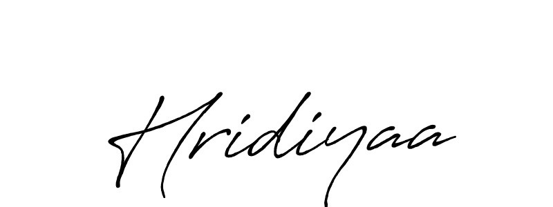 How to Draw Hridiyaa signature style? Antro_Vectra_Bolder is a latest design signature styles for name Hridiyaa. Hridiyaa signature style 7 images and pictures png