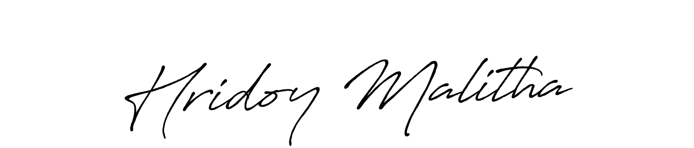 This is the best signature style for the Hridoy Malitha name. Also you like these signature font (Antro_Vectra_Bolder). Mix name signature. Hridoy Malitha signature style 7 images and pictures png