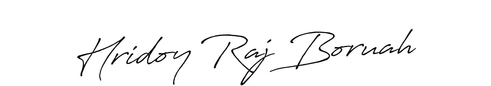 Design your own signature with our free online signature maker. With this signature software, you can create a handwritten (Antro_Vectra_Bolder) signature for name Hridoy Raj Boruah. Hridoy Raj Boruah signature style 7 images and pictures png