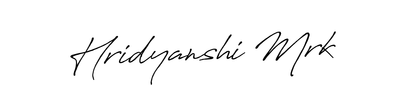 Antro_Vectra_Bolder is a professional signature style that is perfect for those who want to add a touch of class to their signature. It is also a great choice for those who want to make their signature more unique. Get Hridyanshi Mrk name to fancy signature for free. Hridyanshi Mrk signature style 7 images and pictures png
