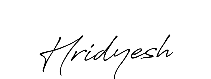 Design your own signature with our free online signature maker. With this signature software, you can create a handwritten (Antro_Vectra_Bolder) signature for name Hridyesh. Hridyesh signature style 7 images and pictures png