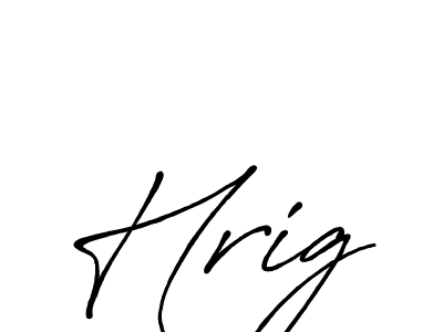 How to make Hrig name signature. Use Antro_Vectra_Bolder style for creating short signs online. This is the latest handwritten sign. Hrig signature style 7 images and pictures png