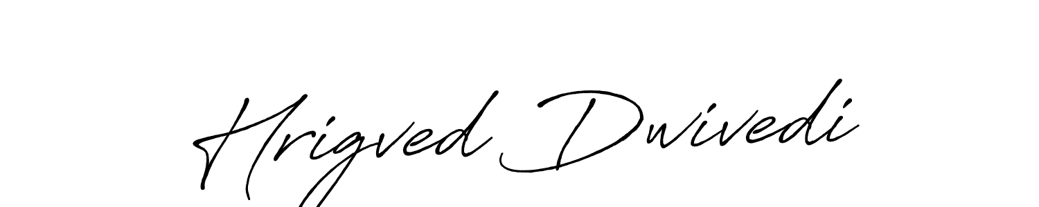 This is the best signature style for the Hrigved Dwivedi name. Also you like these signature font (Antro_Vectra_Bolder). Mix name signature. Hrigved Dwivedi signature style 7 images and pictures png